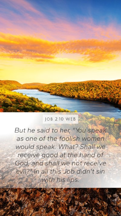 Job 2:10 WEB Bible Verse Image