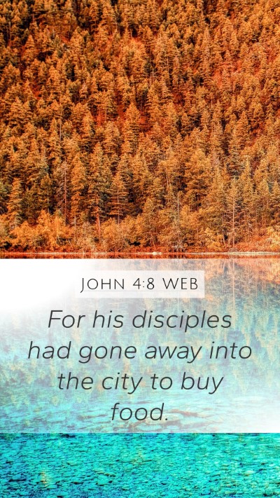 John 4:8 WEB Bible Verse Image