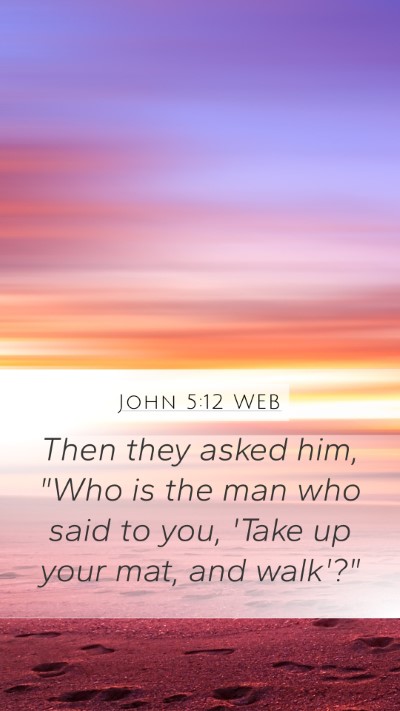 John 5:12 WEB Bible Verse Image