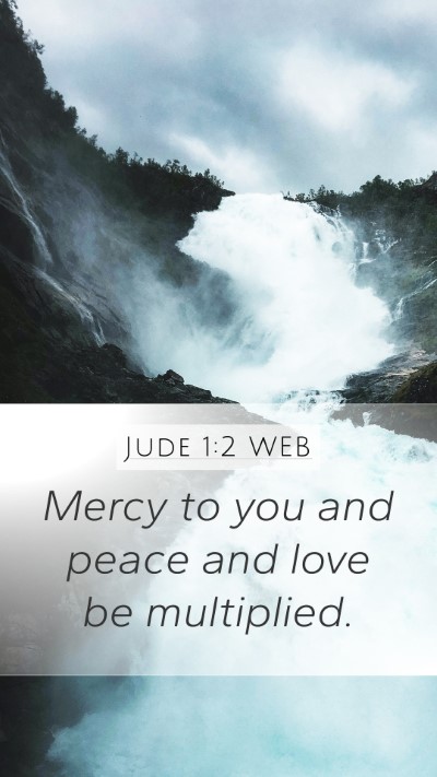 Jude 1:2 WEB Bible Verse Image