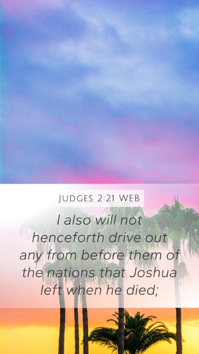 Judges 2:21 WEB Bible Verse Image