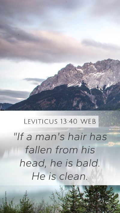 Leviticus 13:40 WEB Mobile Phone Wallpaper - 
