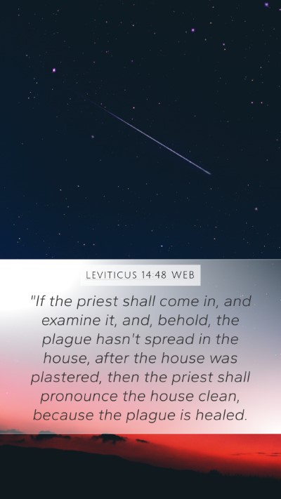 Leviticus 14:48 WEB Mobile Phone Wallpaper - 