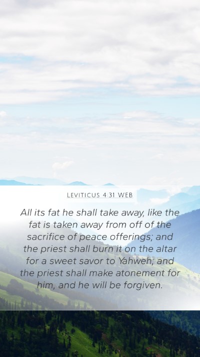 Leviticus 4:31 WEB Bible Verse Image