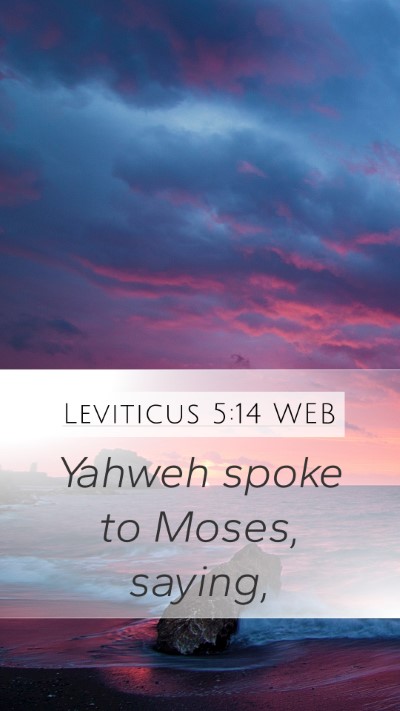 Leviticus 5:14 WEB Bible Verse Image