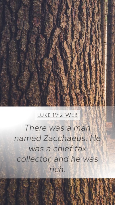 Luke 19:2 WEB Bible Verse Image