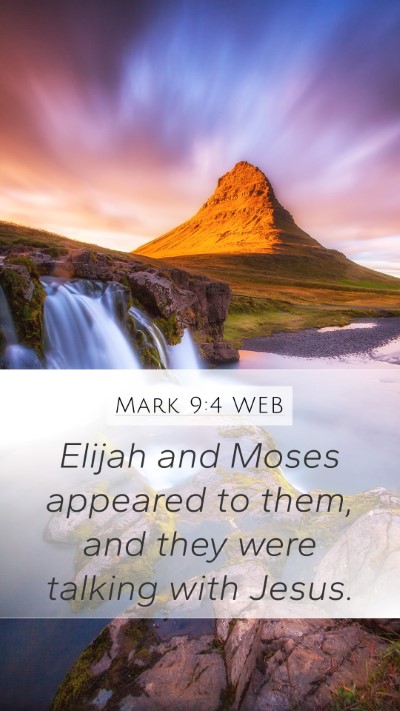 Mark 9:4 WEB Bible Verse Image