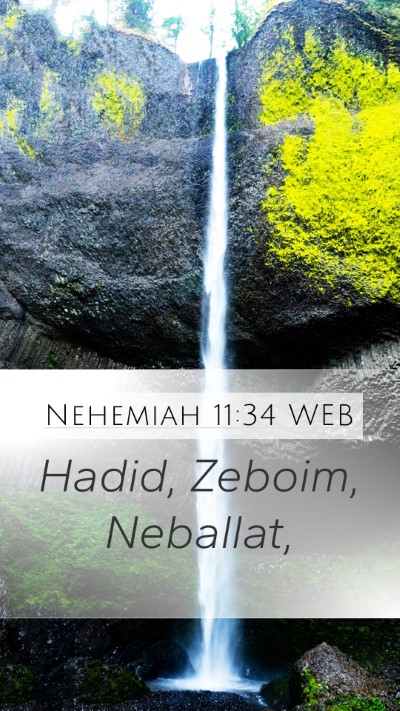 Nehemiah 11:34 WEB Bible Verse Image