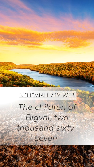 Nehemiah 7:19 WEB Bible Verse Image