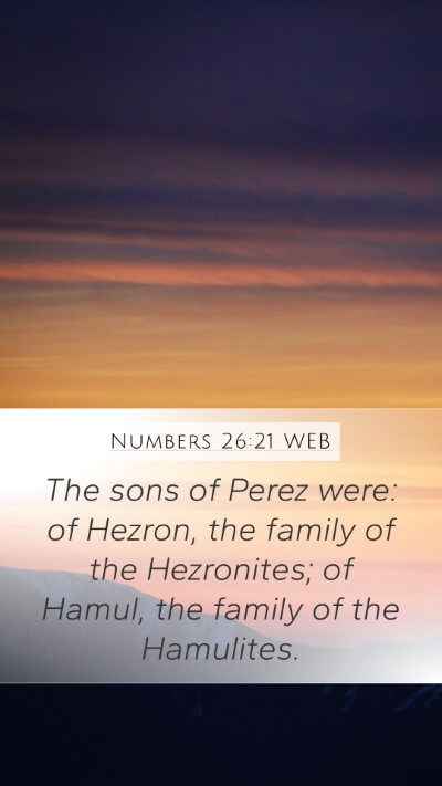 Numbers 26:21 WEB Bible Verse Image