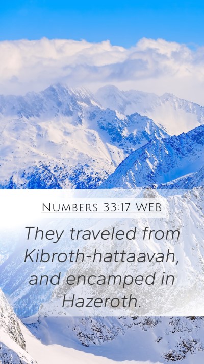 Numbers 33:17 WEB Bible Verse Image