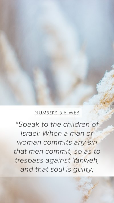 Numbers 5:6 WEB Mobile Phone Wallpaper - 