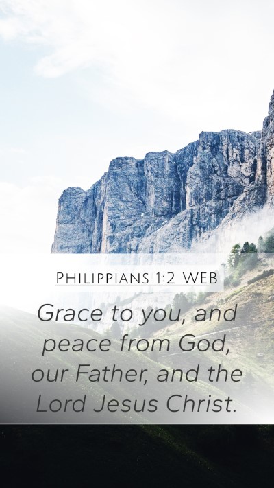 Philippians 1:2 WEB Bible Verse Image