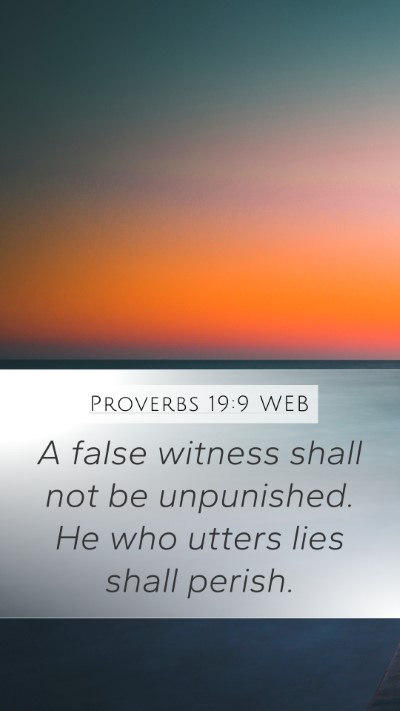 Proverbs 19:9 WEB Bible Verse Image