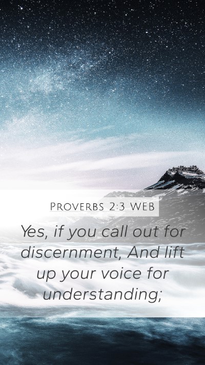 Proverbs 2:3 WEB Bible Verse Image