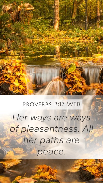 Proverbs 3:17 WEB Bible Verse Image