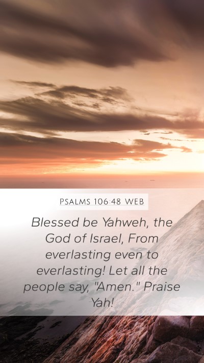 Psalms 106:48 WEB Bible Verse Image