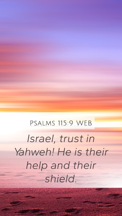 Psalms 115:9 WEB Bible Verse Image