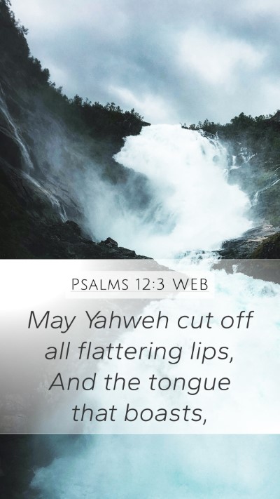 Psalms 12:3 WEB Bible Verse Image