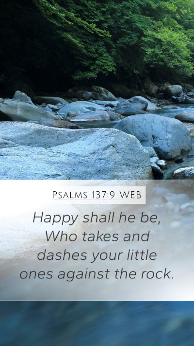 Psalms 137:9 WEB Bible Verse Image