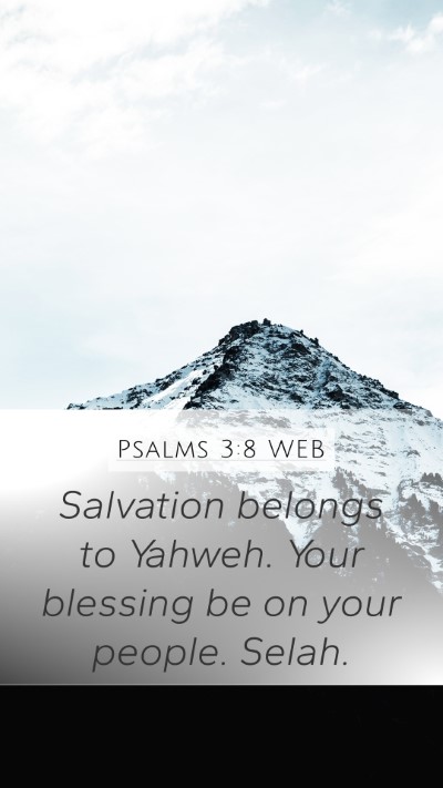 Psalms 3:8 WEB Bible Verse Image