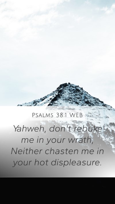 Psalms 38:1 WEB Bible Verse Image