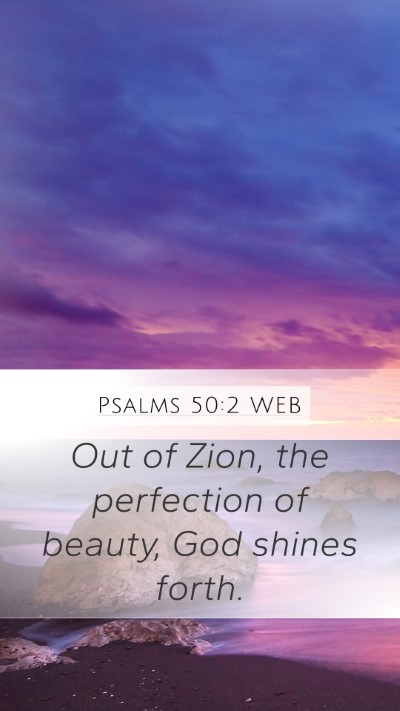 Psalms 50:2 WEB Bible Verse Image