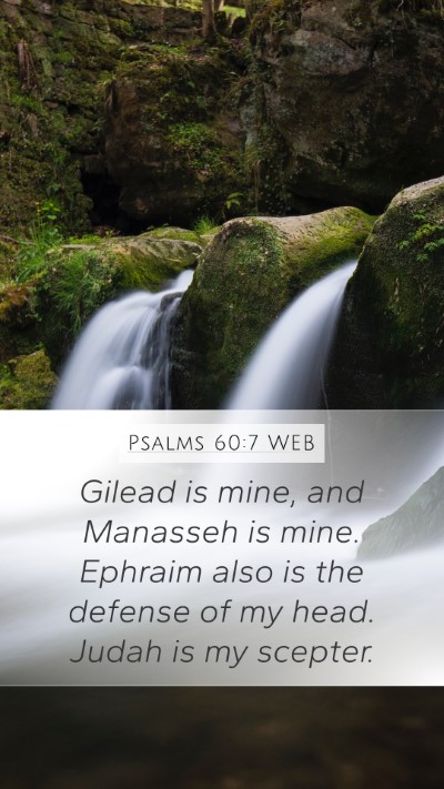 Psalms 60:7 WEB Bible Verse Image