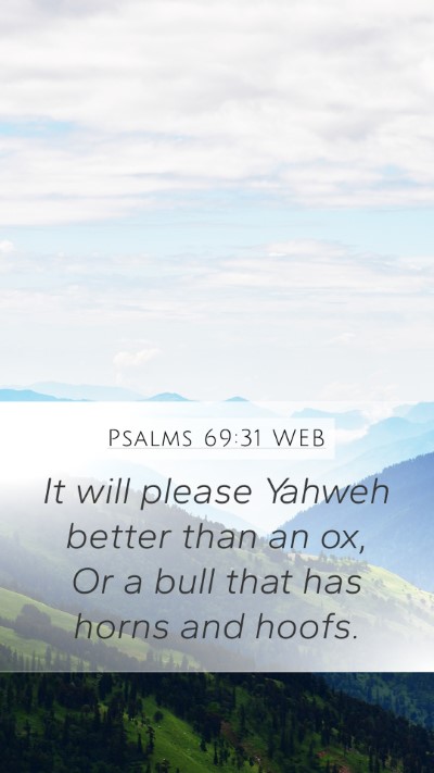Psalms 69:31 WEB Bible Verse Image