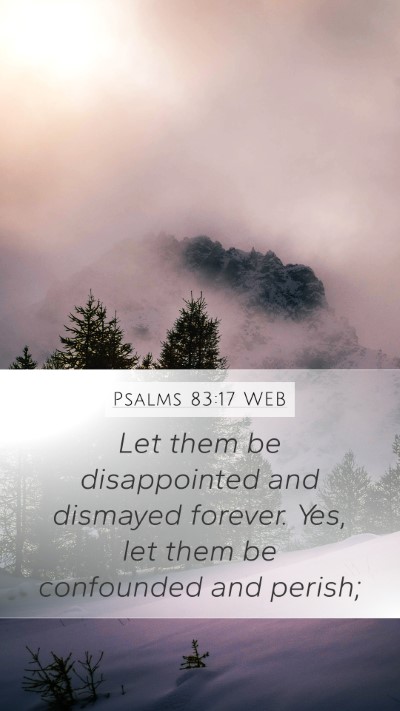 Psalms 83:17 WEB Bible Verse Image
