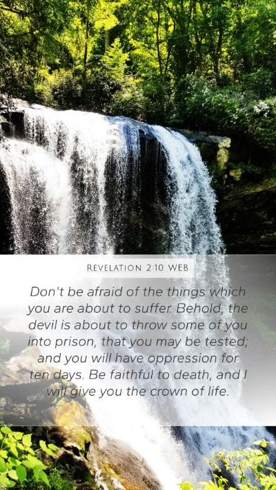 Revelation 2:10 WEB Bible Verse Image