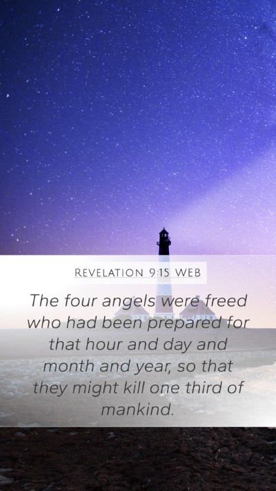 Revelation 9:15 WEB Bible Verse Image
