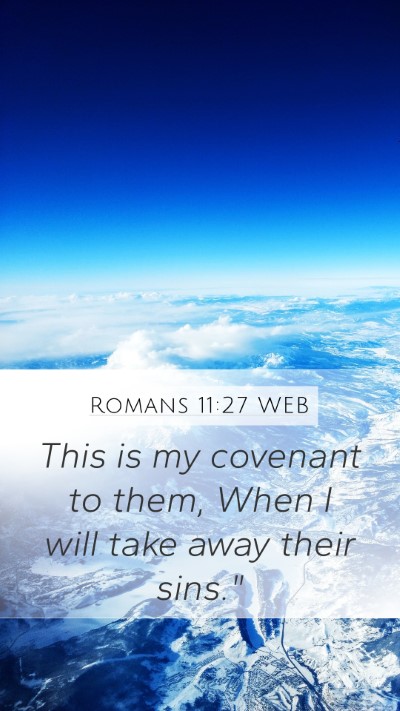 Romans 11:27 WEB Bible Verse Image