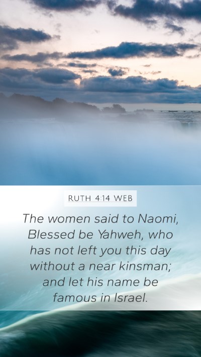 Ruth 4:14 WEB Bible Verse Image