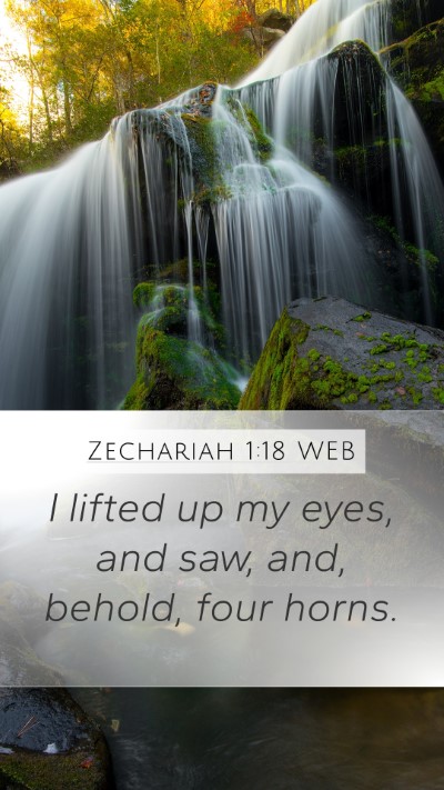 Zechariah 1:18 WEB Bible Verse Image