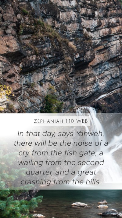 Zephaniah 1:10 WEB Bible Verse Image