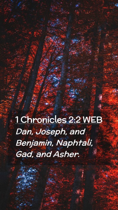 Picture 02 - 1 Chronicles 2:2 WEB Mobile Phone Wallpaper - Dan, Joseph, and Benjamin, Naphtali, Gad, and - Mobile Bible Verse Wallpaper
