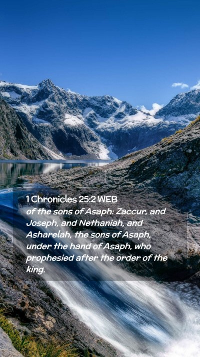 Picture 02 - 1 Chronicles 25:2 WEB Mobile Phone Wallpaper - of the sons of Asaph: Zaccur, and Joseph, and - Mobile Bible Verse Wallpaper