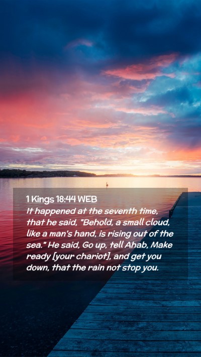 Picture 02 - 1 Kings 18:44 WEB Mobile Phone Wallpaper - It happened at the seventh time, that he said, - Mobile Bible Verse Wallpaper