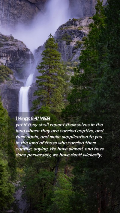 Picture 02 - 1 Kings 8:47 WEB Mobile Phone Wallpaper - yet if they shall repent themselves in the land - Mobile Bible Verse Wallpaper