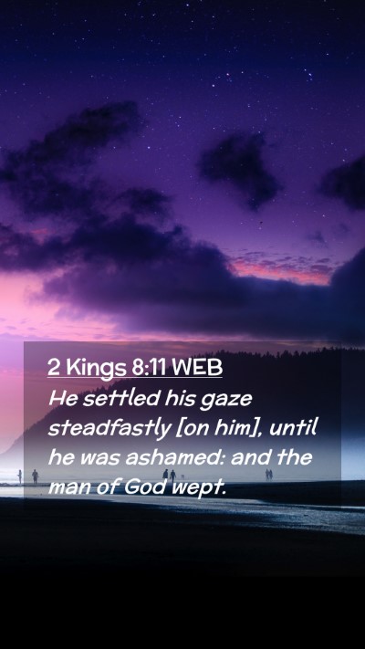 Picture 02 - 2 Kings 8:11 WEB Mobile Phone Wallpaper - He settled his gaze steadfastly [on him], until - Mobile Bible Verse Wallpaper