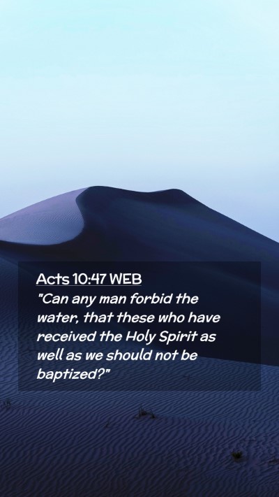 Picture 02 - Acts 10:47 WEB Mobile Phone Wallpaper - 
