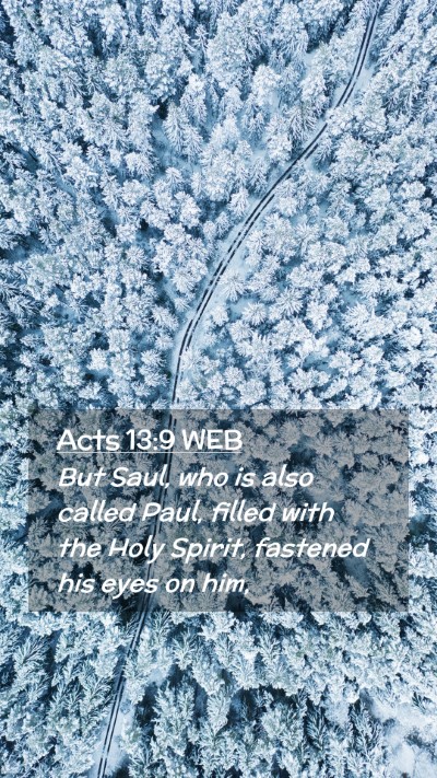 Picture 02 - Acts 13:9 WEB Mobile Phone Wallpaper - But Saul, who is also called Paul, filled with - Mobile Bible Verse Wallpaper