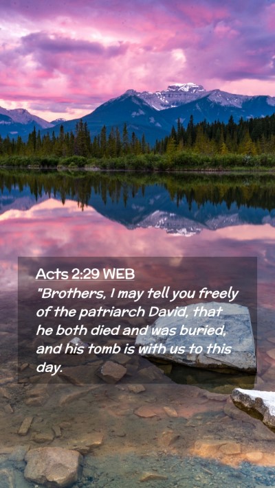 Picture 02 - Acts 2:29 WEB Mobile Phone Wallpaper - 
