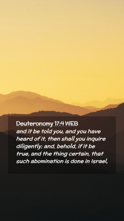 Picture 02 - Deuteronomy 17:4 WEB Mobile Phone Wallpaper - and it be told you, and you have heard of it, - Mobile Bible Verse Wallpaper