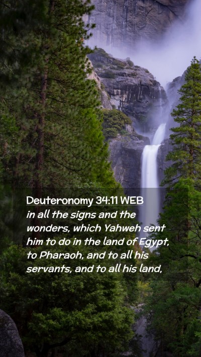 Picture 02 - Deuteronomy 34:11 WEB Mobile Phone Wallpaper - in all the signs and the wonders, which Yahweh - Mobile Bible Verse Wallpaper