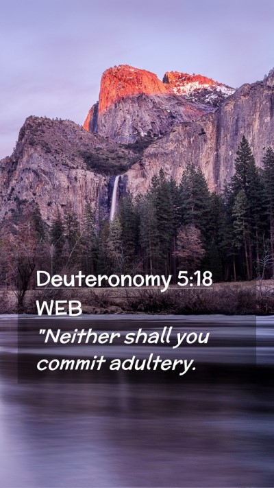 Picture 02 - Deuteronomy 5:18 WEB Mobile Phone Wallpaper - 