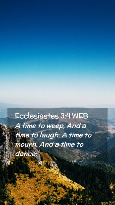 Picture 02 - Ecclesiastes 3:4 WEB Mobile Phone Wallpaper - A time to weep, And a time to laugh; A time to - Mobile Bible Verse Wallpaper