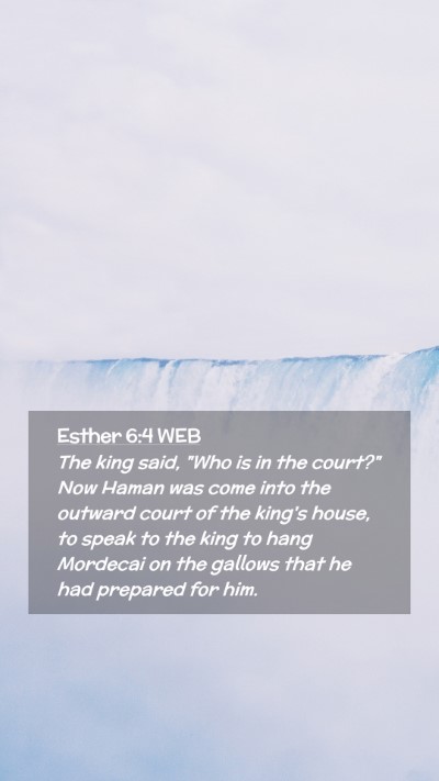 Picture 02 - Esther 6:4 WEB Mobile Phone Wallpaper - The king said, 