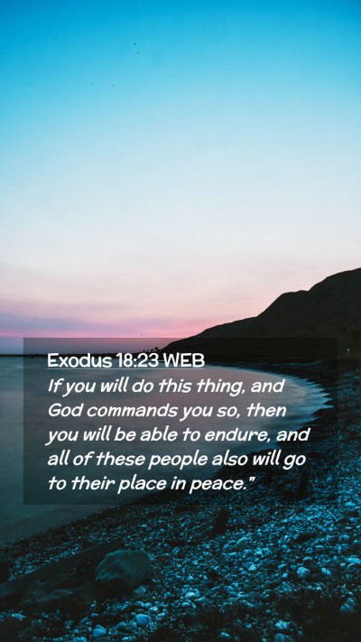 Picture 02 - Exodus 18:23 WEB Mobile Phone Wallpaper - If you will do this thing, and God commands you - Mobile Bible Verse Wallpaper